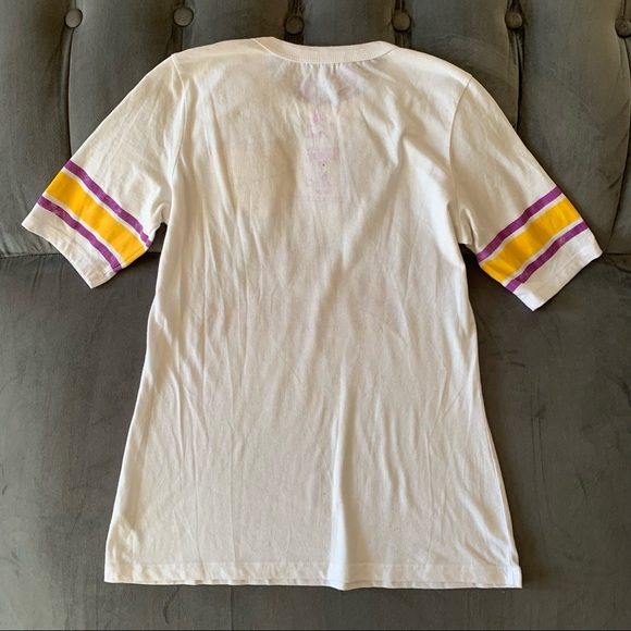 Vintage I Heart Los Angeles Lakers T-Shirt Hardwood Classics Woman's Large - Picture 11 of 11